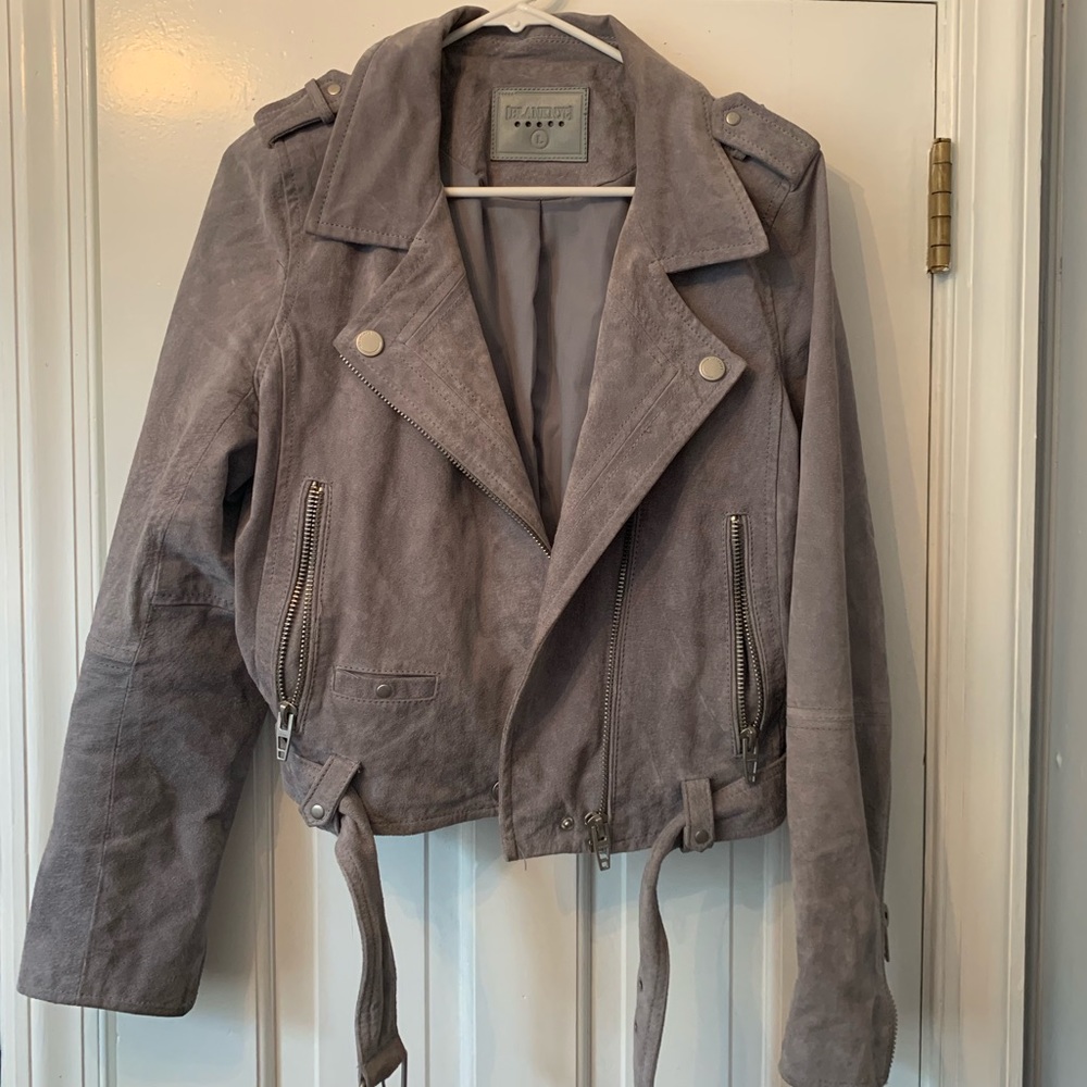 BLANKNYC Suede Moto Jacket | Size L